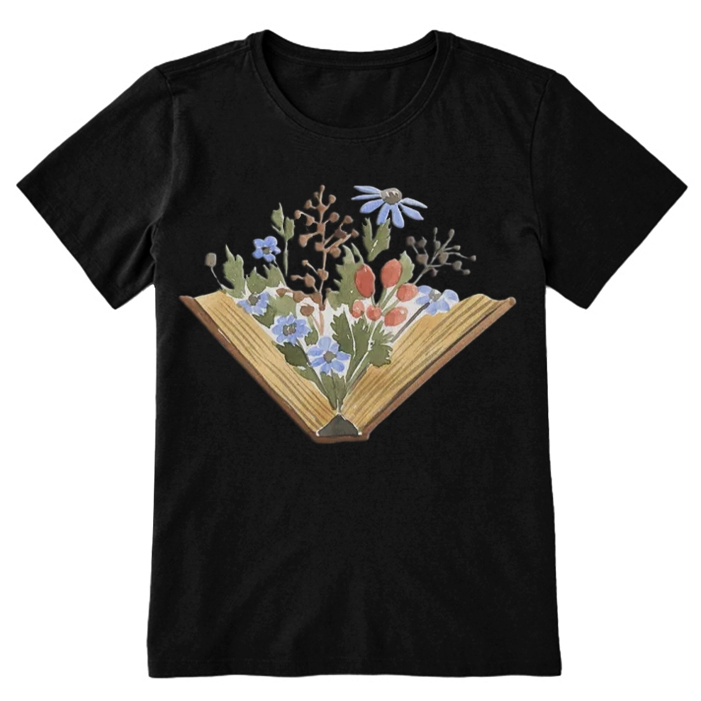 Pagewings Wildflowers Book Unisex Classic T-shirt