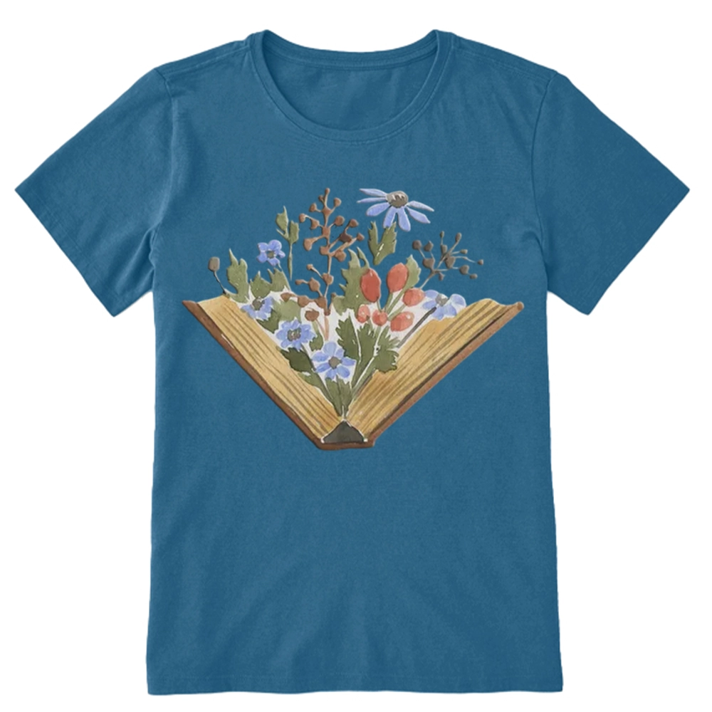 Pagewings Wildflowers Book Unisex Classic T-shirt
