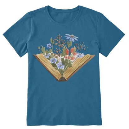 Pagewings Wildflowers Book Unisex Classic T-shirt