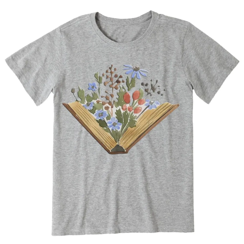 Pagewings Wildflowers Book Unisex Classic T-shirt