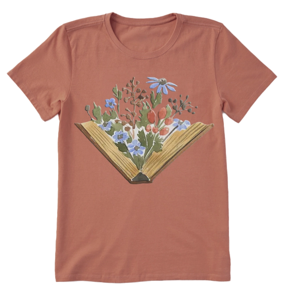 Pagewings Wildflowers Book Unisex Classic T-shirt