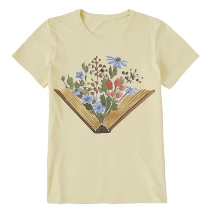 Pagewings Wildflowers Book Unisex Classic T-shirt