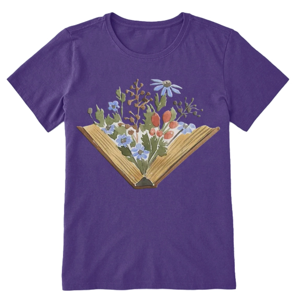 Pagewings Wildflowers Book Unisex Classic T-shirt