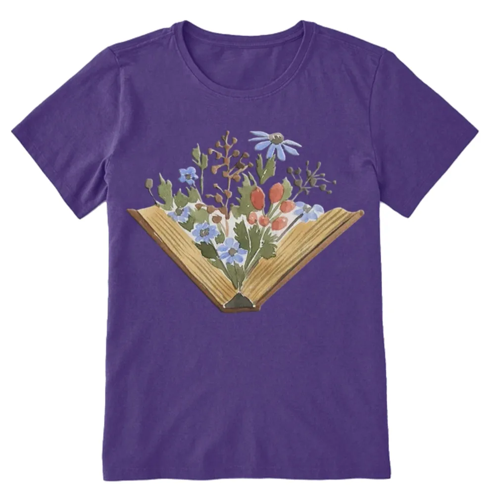 Pagewings Wildflowers Book Unisex Classic T-shirt