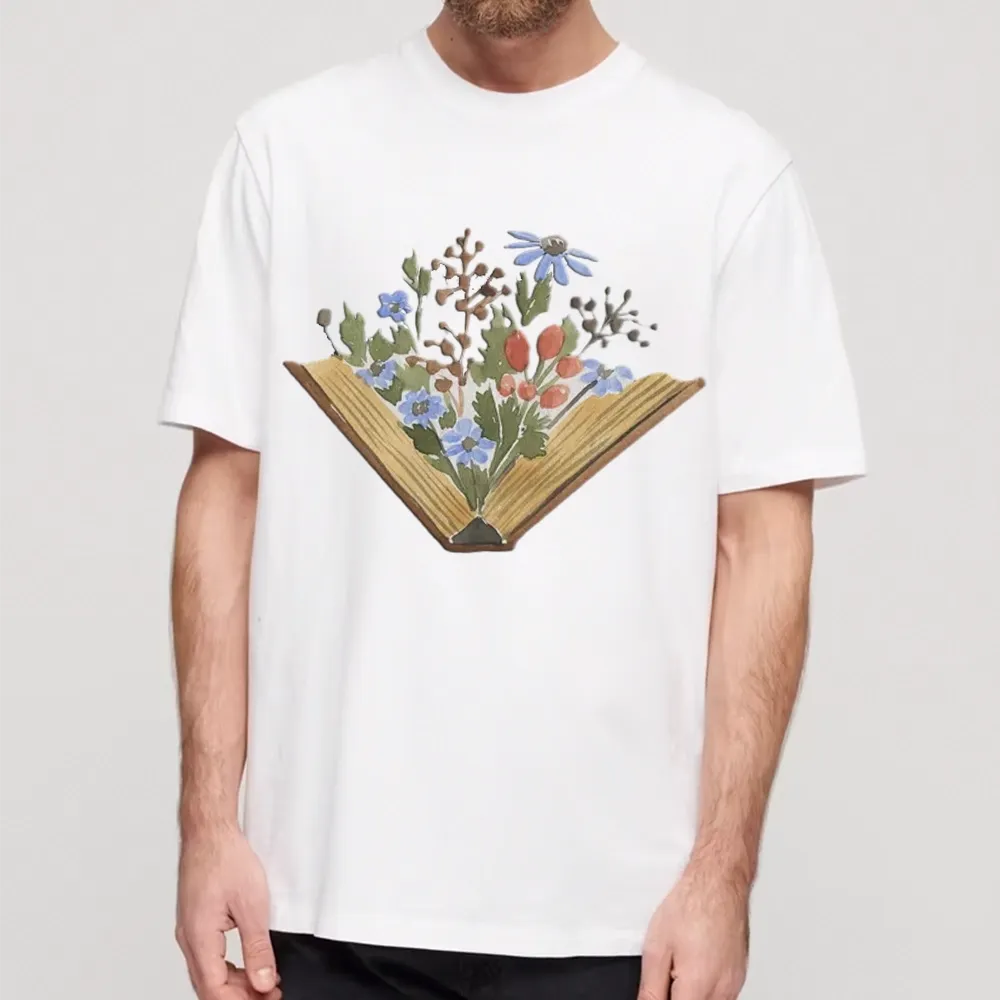 Pagewings Wildflowers Book Unisex Classic T-shirt