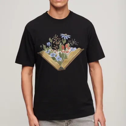 Pagewings Wildflowers Book Unisex Classic T-shirt
