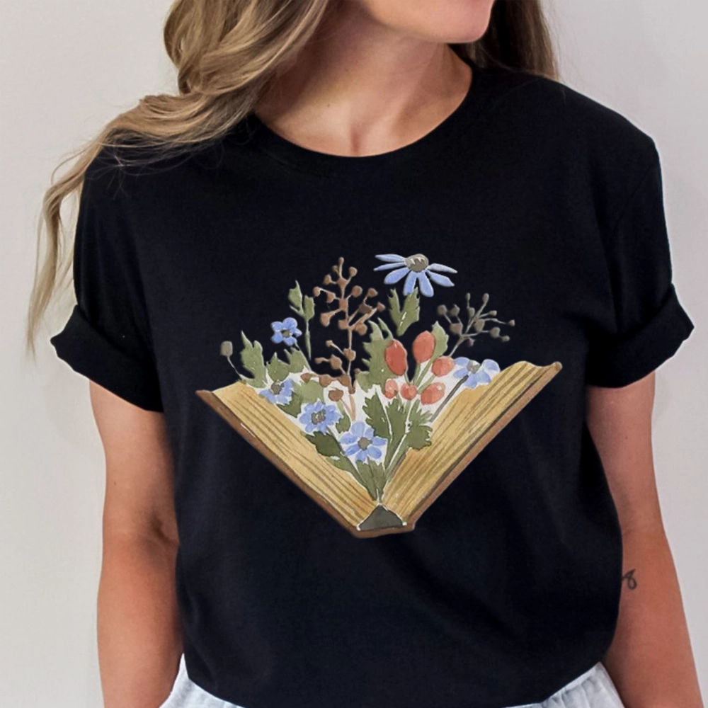 Pagewings Wildflowers Book Unisex Classic T-shirt