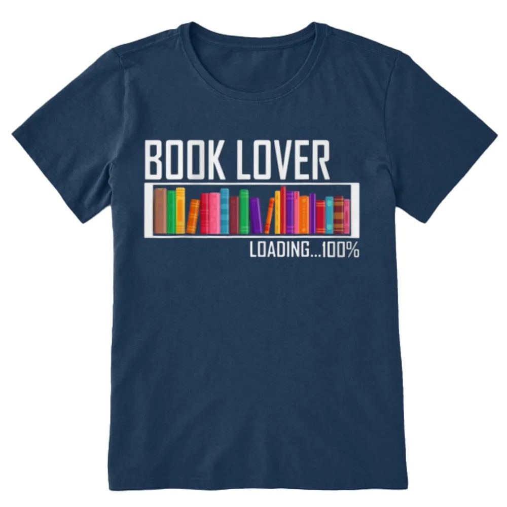 Pagewings Loading Book Lover 100% Unisex Classic T-shirt