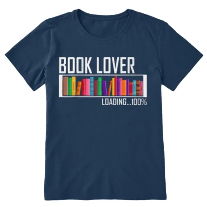 Pagewings Loading Book Lover 100% Unisex Classic T-shirt
