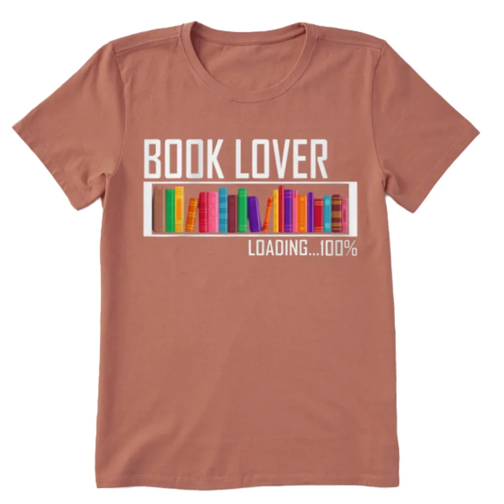 Pagewings Loading Book Lover 100% Unisex Classic T-shirt