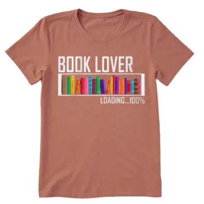 Pagewings Loading Book Lover 100% Unisex Classic T-shirt