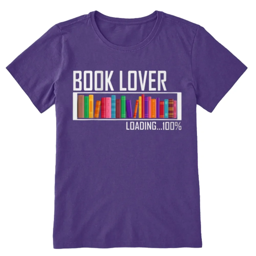 Pagewings Loading Book Lover 100% Unisex Classic T-shirt