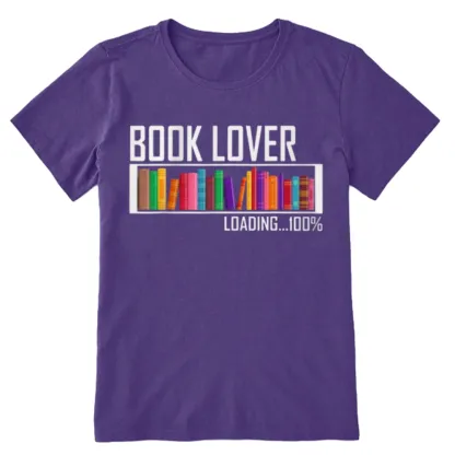 Pagewings Loading Book Lover 100% Unisex Classic T-shirt