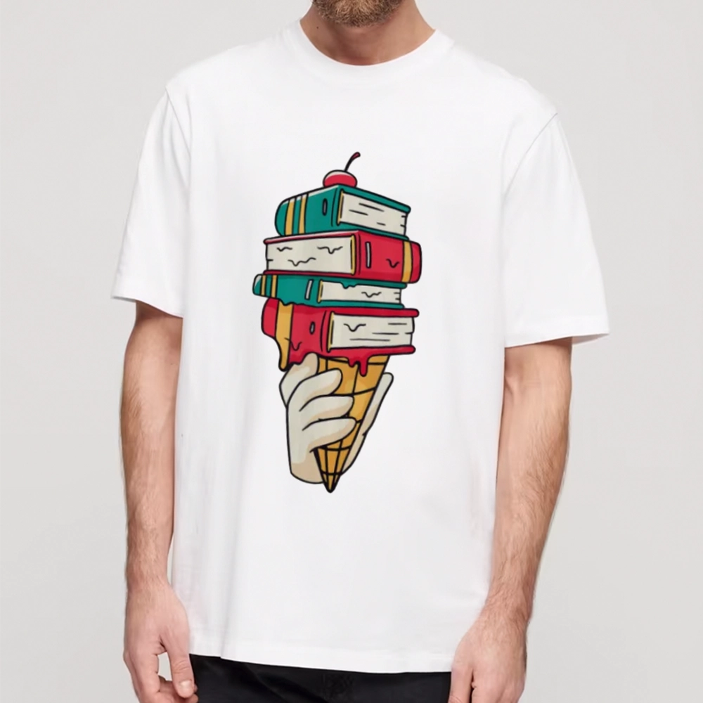 Pagewings Book Ice Cream Unisex Classic T-shirt