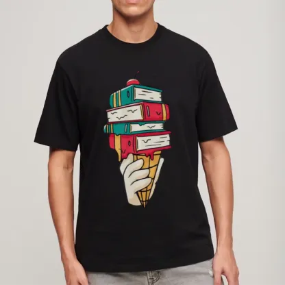 Pagewings Book Ice Cream Unisex Classic T-shirt