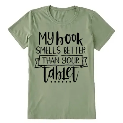 Pagewings My Book Smells Better Than Your Tablet Unisex Classic T-shirt