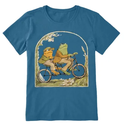 Pagewings Frog And Toad Book Vintage Unisex Classic T-shirt