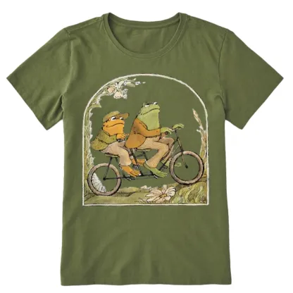 Pagewings Frog And Toad Book Vintage Unisex Classic T-shirt
