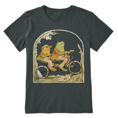 Pagewings Frog And Toad Book Vintage Unisex Classic T-shirt