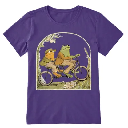 Pagewings Frog And Toad Book Vintage Unisex Classic T-shirt