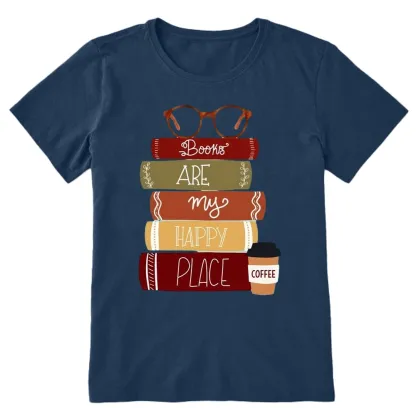 Pagewings Books are My Happy Place Unisex Classic T-shirt