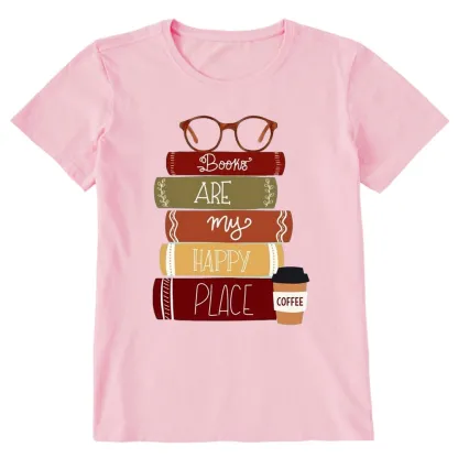 Pagewings Books are My Happy Place Unisex Classic T-shirt