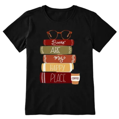 Pagewings Books are My Happy Place Unisex Classic T-shirt