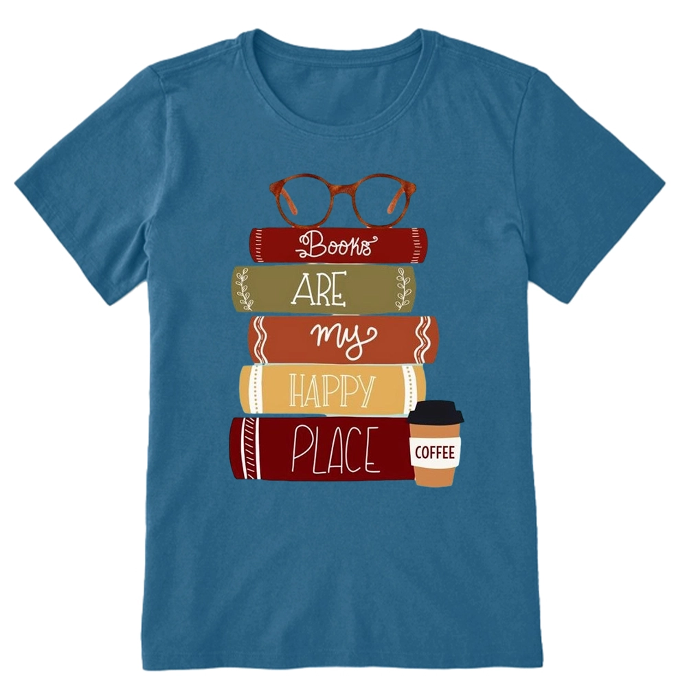 Pagewings Books are My Happy Place Unisex Classic T-shirt