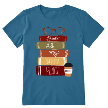 Pagewings Books are My Happy Place Unisex Classic T-shirt
