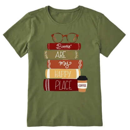 Pagewings Books are My Happy Place Unisex Classic T-shirt