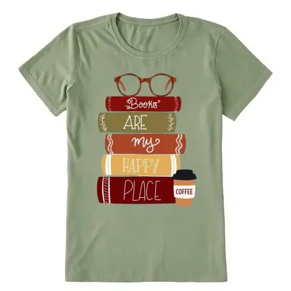 Pagewings Books are My Happy Place Unisex Classic T-shirt