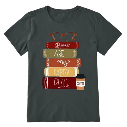 Pagewings Books are My Happy Place Unisex Classic T-shirt