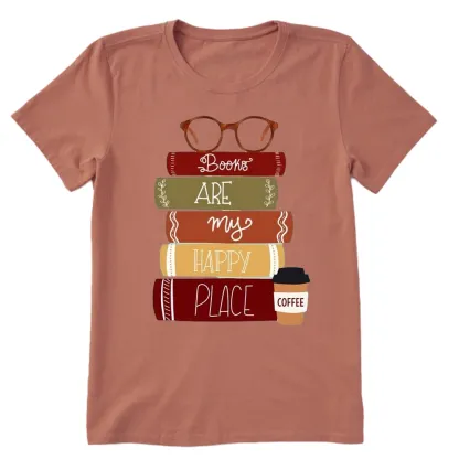Pagewings Books are My Happy Place Unisex Classic T-shirt