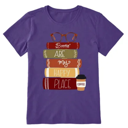 Pagewings Books are My Happy Place Unisex Classic T-shirt