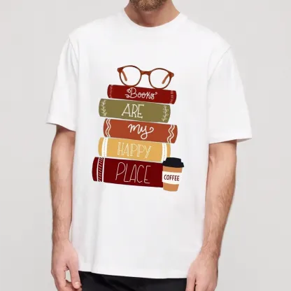 Pagewings Books are My Happy Place Unisex Classic T-shirt