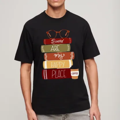Pagewings Books are My Happy Place Unisex Classic T-shirt