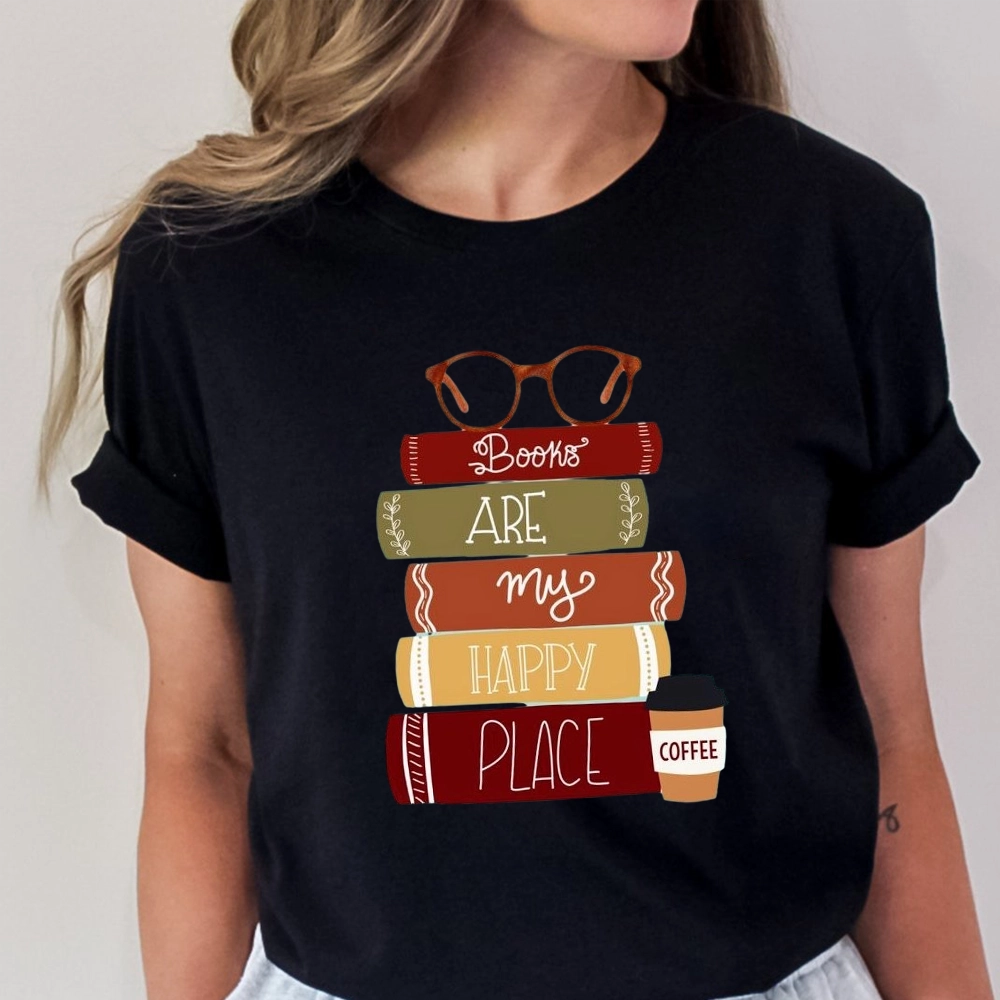 Pagewings Books are My Happy Place Unisex Classic T-shirt