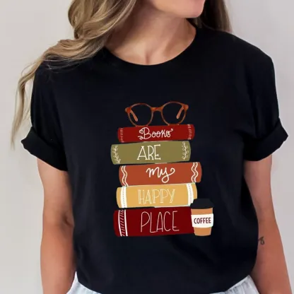 Pagewings Books are My Happy Place Unisex Classic T-shirt