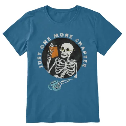 Pagewings Halloween Just One More Chapter Unisex Classic T-shirt