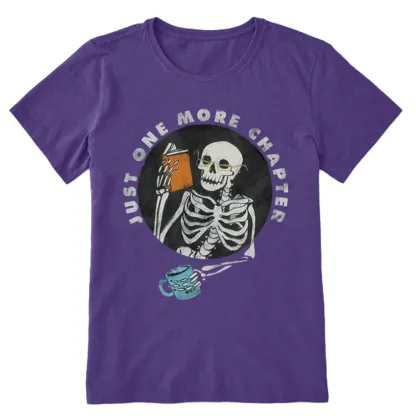 Pagewings Halloween Just One More Chapter Unisex Classic T-shirt