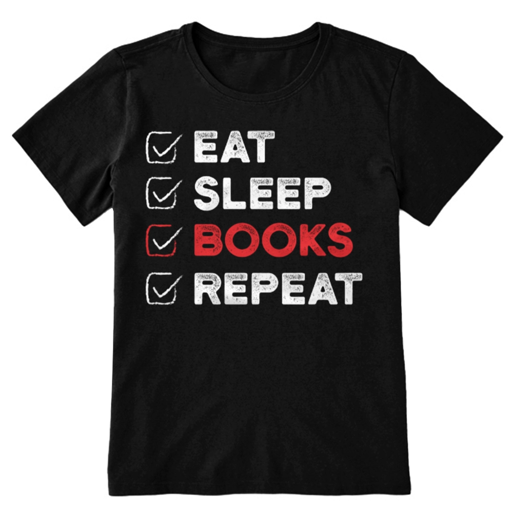 Pagewings Eat Sleep Books Repeat Unisex Classic T-shirt