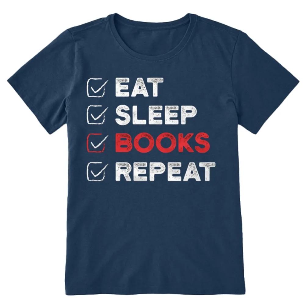 Pagewings Eat Sleep Books Repeat Unisex Classic T-shirt
