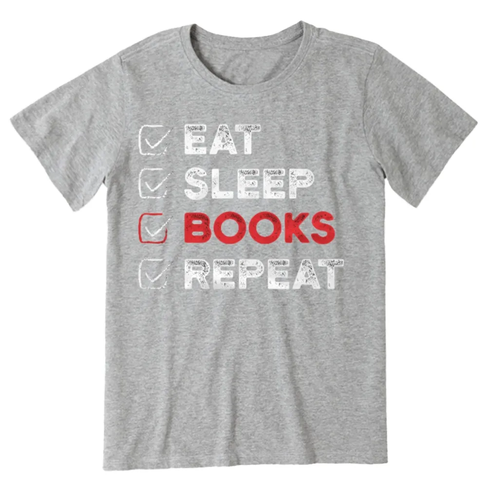 Pagewings Eat Sleep Books Repeat Unisex Classic T-shirt