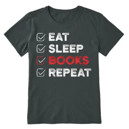 Pagewings Eat Sleep Books Repeat Unisex Classic T-shirt