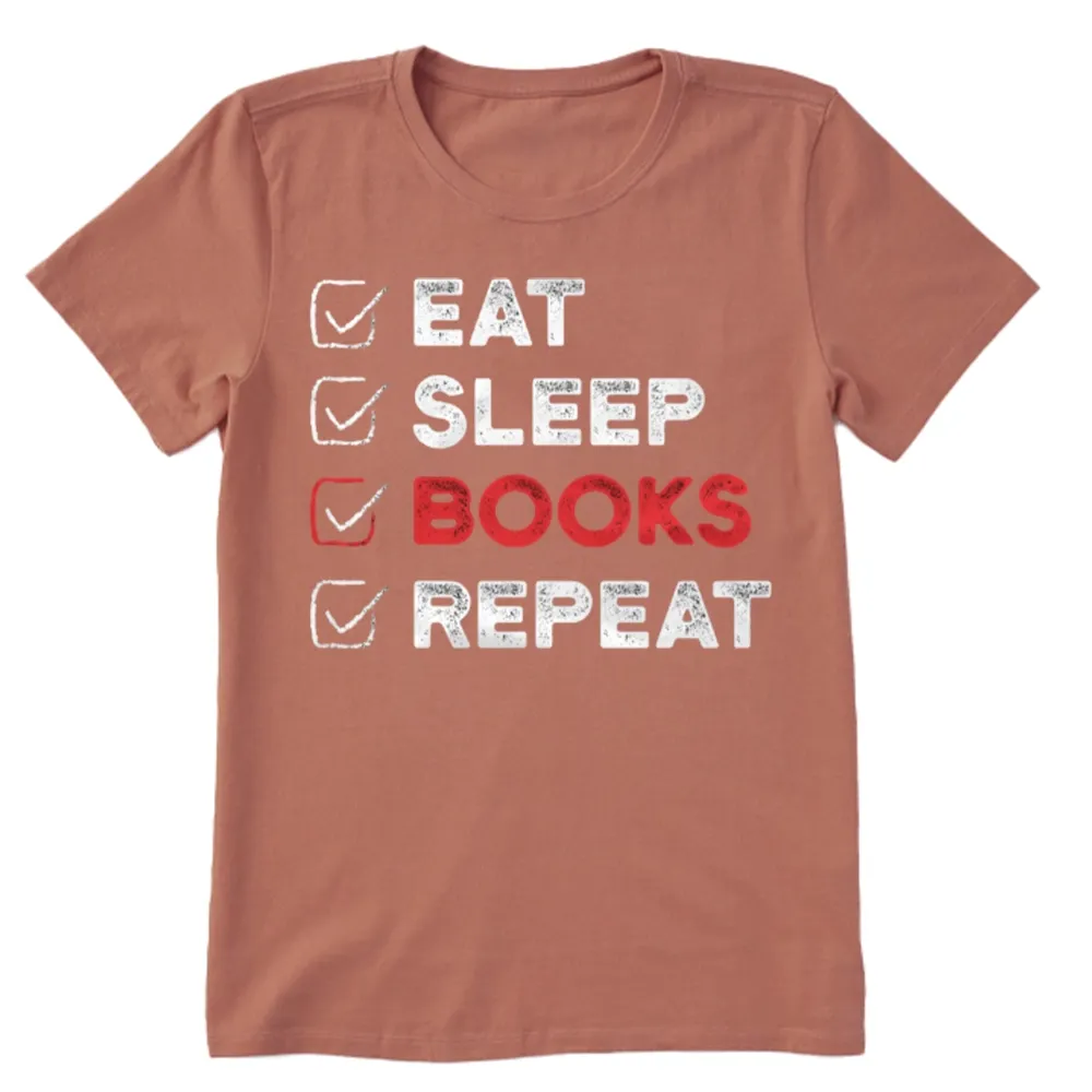 Pagewings Eat Sleep Books Repeat Unisex Classic T-shirt