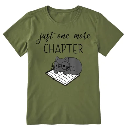 Pagewings Book Worm Reading Cat Unisex Classic T-shirt