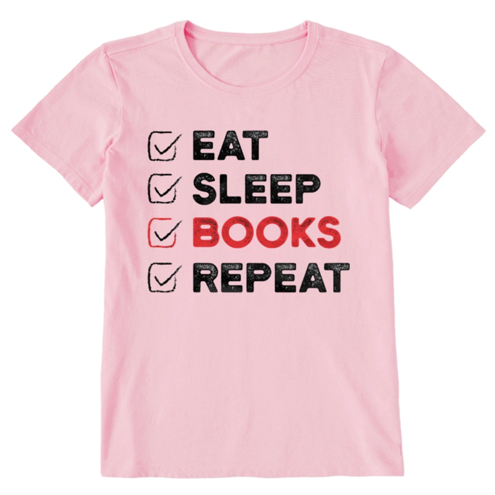 Pagewings Eat Sleep Books Repeat Unisex Classic T-shirt