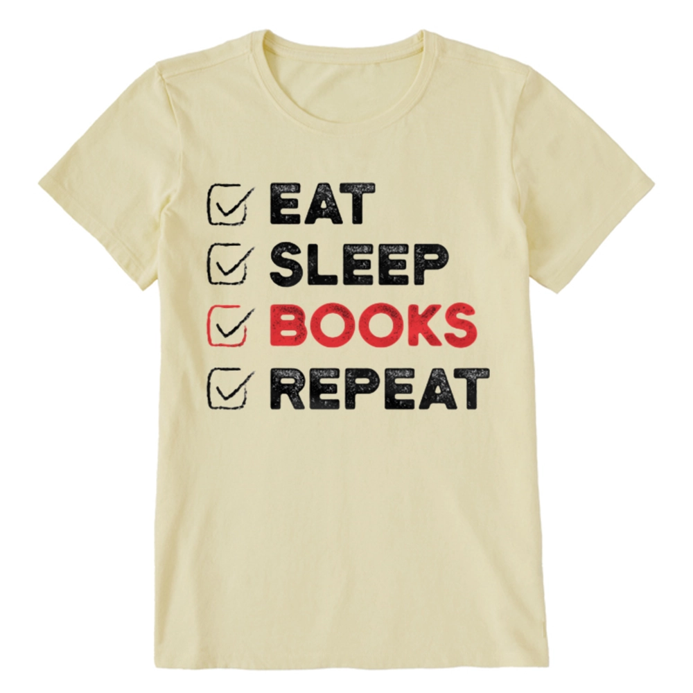 Pagewings Eat Sleep Books Repeat Unisex Classic T-shirt