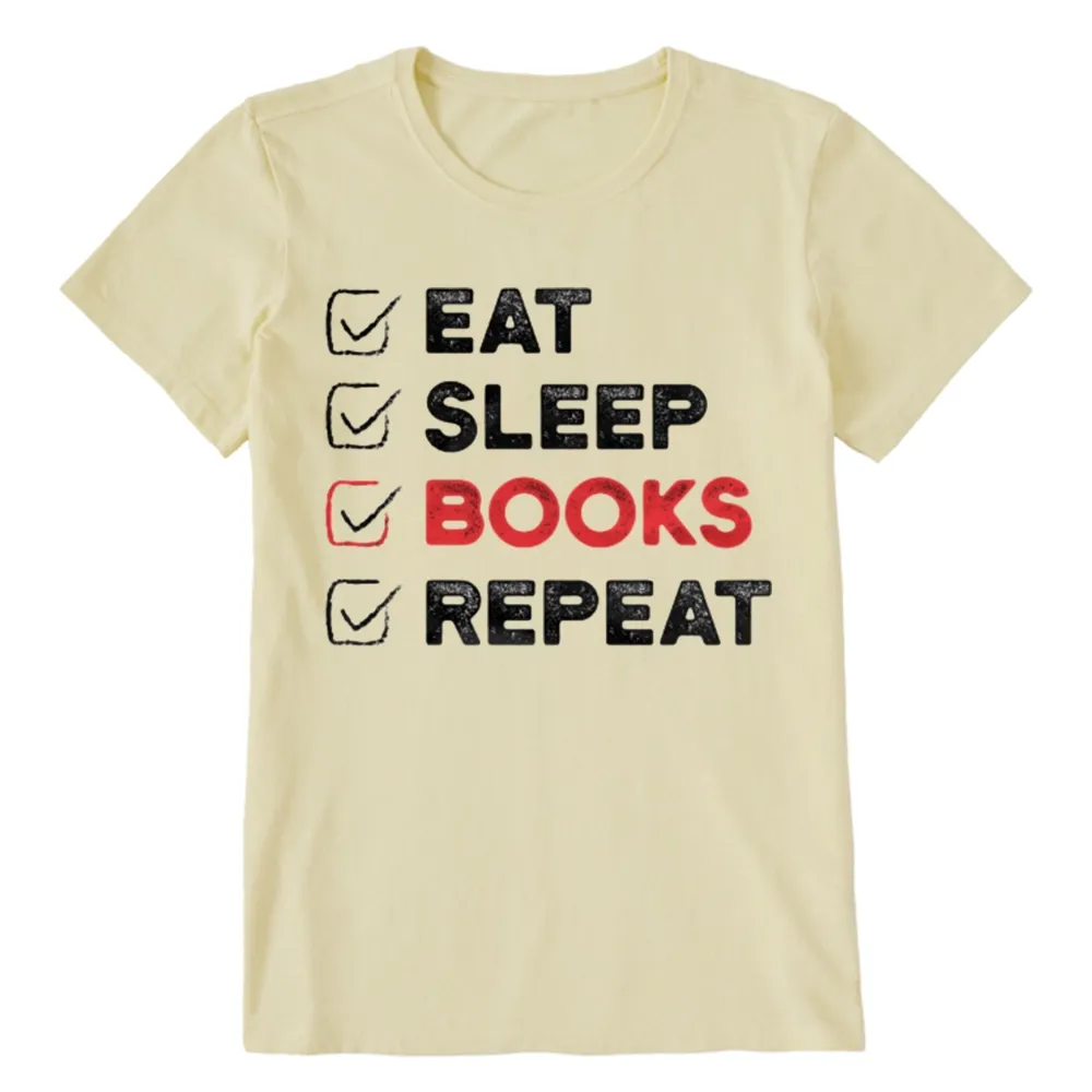 Pagewings Eat Sleep Books Repeat Unisex Classic T-shirt