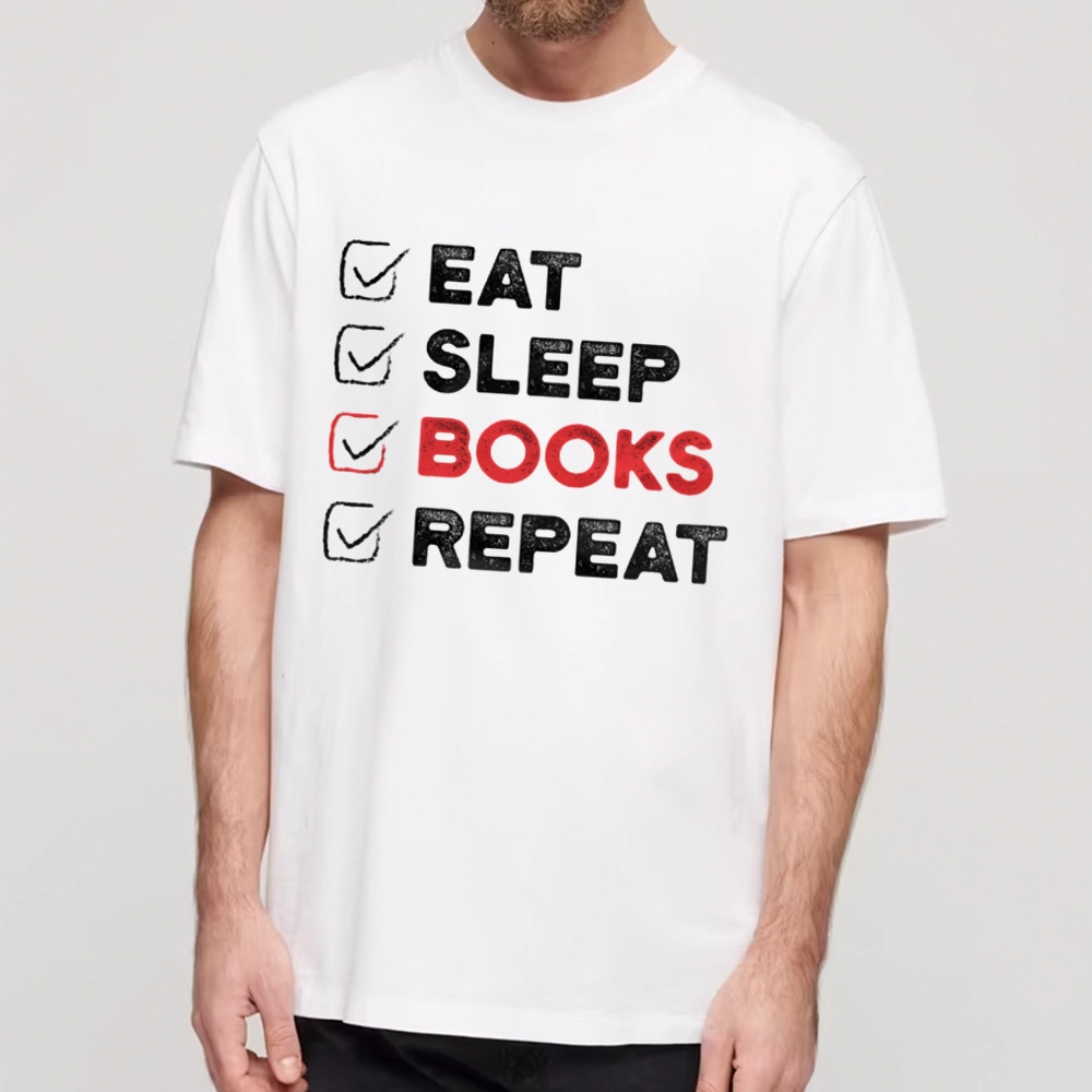 Pagewings Eat Sleep Books Repeat Unisex Classic T-shirt